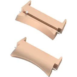 Перехідник до Samsung Galaxy Watch 4 для ремінця 20мм (2 шт + 2 шпильки) - рожево-золотий ширина кріплення 20мм Watchbands (WB000K3P)