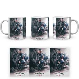 Кухоль GeekLand The Witcher Відьмак Постер Дике полювання TW.02.482 330 мл білий - мініатюра 3