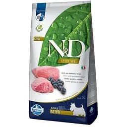 Сухий корм для собак дрібних порід Farmina N&D Quinoa з ягням та чорницею 7 кг