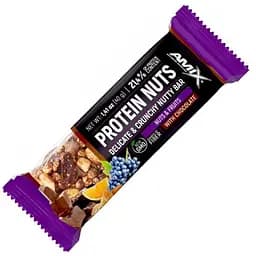 Батончик Amix Protein Nuts Crunchy Nutty Bar орехи и фрукты 40 г