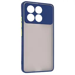 Чехол панель-накладка для Xiaomi Poco X6 Pro 5G, Frosted Matte, синий, противоударный чехол с защитой всего корпуса, термополиуретан TPU + поликарбонат PC, ArmorStandart (ARM73373)