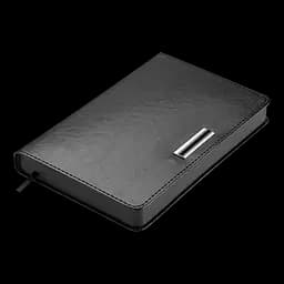 Щоденник недатований Buromax Salerno A6 штучна шкіра 336 сторінок чорний (BM.26030-01) - мініатюра 4