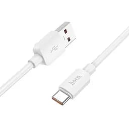 Кабель Hoco X96 USB для Type-C QC 100W 1 м белый