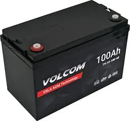 Акумулятор AGM Volcom 12V 100 Ah VRLA - мініатюра 2
