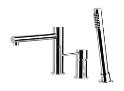 Смеситель для ванны Corsan Lugo хром на борт ванны CMB7542CH Хром