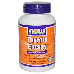 Підтримка Щитовидної Залози Now Foods Thyroid Energy 90 вегетаріанських капсул