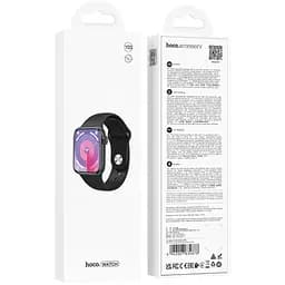 Смарт-годинник HOCO Y23 Smart sports watch(call version) Black - мініатюра 2