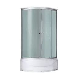 Гидромассажный бокс Lidz Tani SBM90x90.SAT.HIGH.FR Frost, Хром матовый, матовый, хром матовый