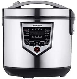 Мультиварка Ardesto MC-X16X, Inox, 860W, 4л, 16 программ, LED-дисплей, электронное управление, антипригарное керамическое покрытие чаши, программа Твой рецепт, книга рецептов, половник, дуршлаг