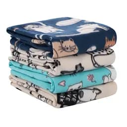 Плед Ardesto Fleece 100% поліестер песики сірий 130 x 160 см (ART0724PB) - мініатюра 5