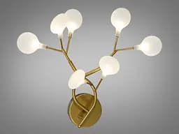 Бра "Світлячок", 7 ламп, золото