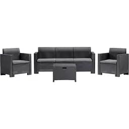 Набор садовой мебели Bica Nebraska 3 графит