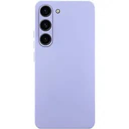 Чохол TPU GETMAN Liquid Silk Full Camera для Samsung Galaxy S23 Бузковий / Dasheen