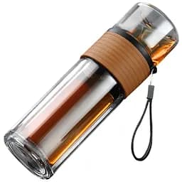 Портативний чайний інфузер, 238 мл - Кавовий