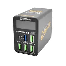 Зарядна станція з цифровою індикацією Mechanic C-Power 6C 40W Gray