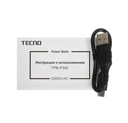 Повербанк Tecno 30000 mAh 22.5W Black - мініатюра 5