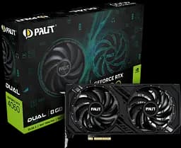 Відеокарта GeForce RTX 4060 8GB Palit Dual (NE64060019P1-1070D) Б/В