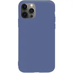 Чохол-накладка Toto 1 mm Matt TPU Case Apple iPhone 12 Pro Max Navy Blue