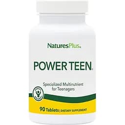 Вітаміни та мінерали Natures Plus Power Teen, 90 вегатаблеток
