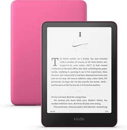 Електронна книга Amazon Kindle Paperwhite 12th Gen 2024 Raspberry, 16GB, 7 HD E Ink Carta дисплей, покриття антивідблиску, сенсорний екран, підсвічування, Bluetooth/Wi-Fi, захист від вологи, 300 dpi, рожева