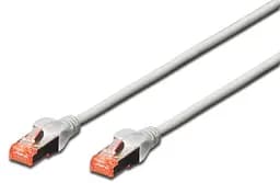 Патч-корд CAT 6 S-FTP 10м AWG 27/7 LSZH сірий Digitus teh0018373
