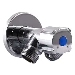 Кран кульовий кутовий подвійний Selba 1/2″х 1/2″х3/4″ Double (SL1599) - мініатюра 4