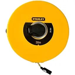 Рулетка вимірювальна Stanley Fiberglass в пластмасовому корпусі 30 м х 12 мм  (0-34-297)