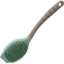 Щетка Krauff для мытья посуды силиконовая 26 см зеленая (29-305-160)