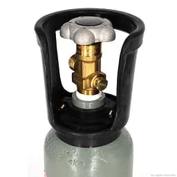 Балон CO2 з плоским дном Aqua Nova , метал, 2 л (NCO2-2L-GRAY) - мініатюра 3