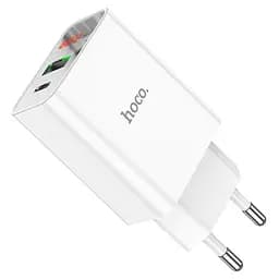 Блок живлення Hoco C100A 2 USB зарядний пристрій з дисплеєм - мініатюра 5