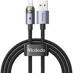 Кабель Mcdodo Lightning Transparent Cable with Charging Light 1.2 м CA-6910 Черный