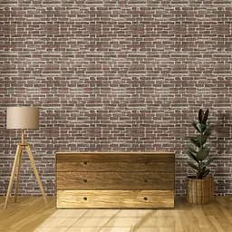 Самоклеюча 3D панель під червоний катеринослав цегла Sticker Wall 20000x700x3мм - мініатюра 7