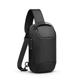 Рюкзак Mark Ryden на одне плече Mini Odyssey MR7116 з кодовим замком та USB-портом Чорний