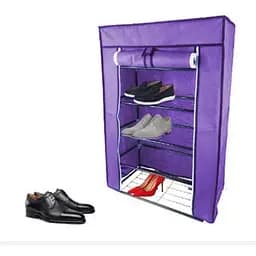 Стелаж тканинний для зберігання взуття Combination Shoe Frame 60X30X90 Фіолетовий