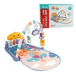 Розвиваючий килимок Качечка з піаніно, підвісними іграшками, дзеркалом