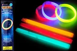Браслет неоновый С 66390 ширина 2 см (6900067663900) МИКС
