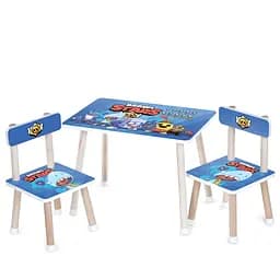 Детский Столик M 501-24 столешница 60 х 40 см, 2 стульчика