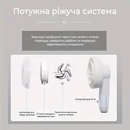 Машинка для зістригання видалення ковтунців з одягу USB Type-C 88213 - мініатюра 2