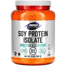 Протеин Now Sports Soy Protein Isolate Без вкуса 907 г