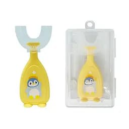 Детская зубная щетка-капа в футляре Mega Zayka MGZ-0730(Yellow) желтый