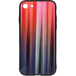 Чехол-накладка Toto Aurora Print Glass Case Apple iPhone 6/6S Red