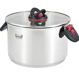 Кастрюля Krauff со стеклянной крышкой 6.1 л 24 см (26-303-022)