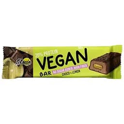 Протеїновий батончик FitWin Vegan Bar Chocolate & Lemon 12x50 г