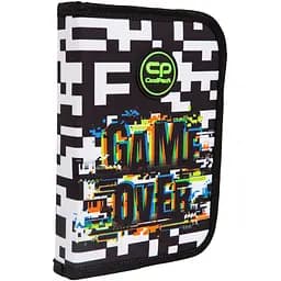 Пенал на молнии СoolPack Clipper Game Over, с органайзером для ручек, 20х14х3 см (F076679)