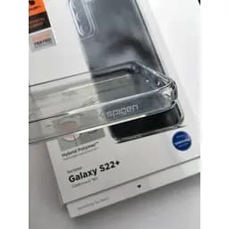 Оригінальний протиударний чохол Spigen Ultra Hybrid для Samsung Galaxy S22 Plus (6.6") Прозорий (ACS03954) - мініатюра 6