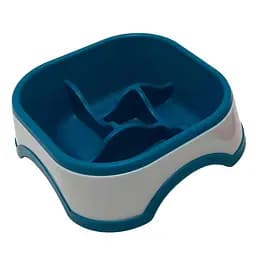 Миска для медленного кормления собак 600 мл Croci 17 см синяя