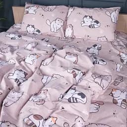 Підковдра MirSon 17-0665 Cream Kittens бязь 160х220 см (2200010064353)