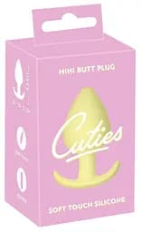 Анальная пробка Orion Cuties 6.5 см (желтый)