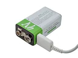 Акумулятор Крона Smartoools 650 mAh 9V / 6LR61 літієвий із вбудованою зарядкою Type-C (19327)