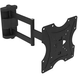 Настенный крепеж LCD/Plasma TV 15-43" Квадо К-42 цвет черный, до 25 кг, VESA: 200x200 мм, наклон: -22º ~ +5º, поворот: до 180